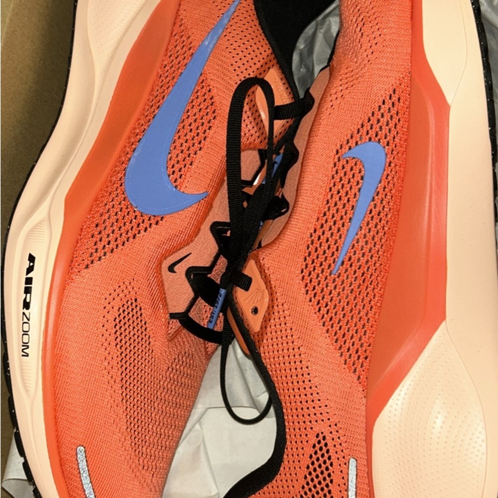 Nike Air Zoom Orange with Blue Accents